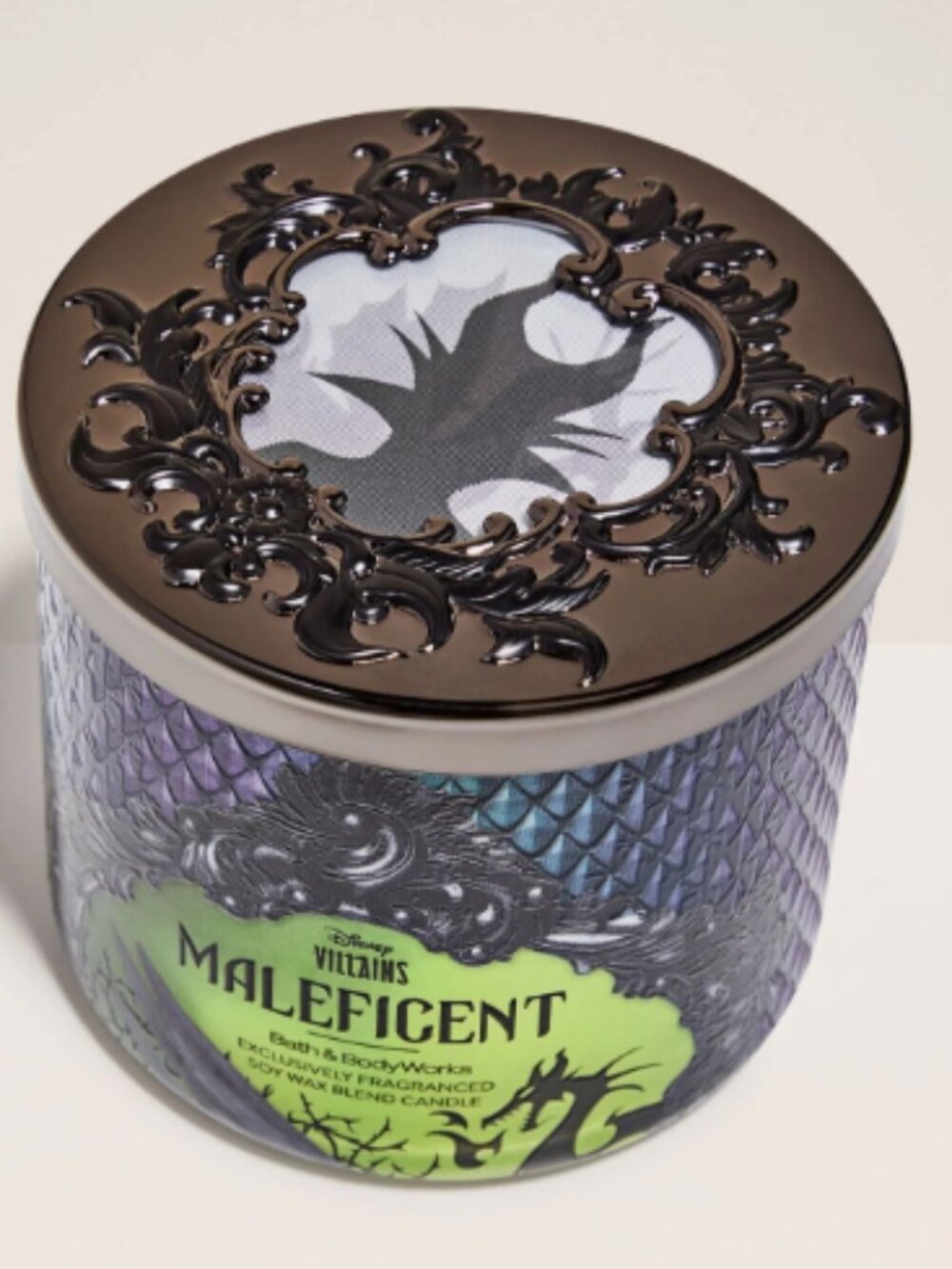 NIB MALEFICENT 3-Wick Scented Candle Disney Villains Collection Dragon Thorns